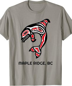 Maple Ridge, BC Native American Orca Killer Whales T-Shirt