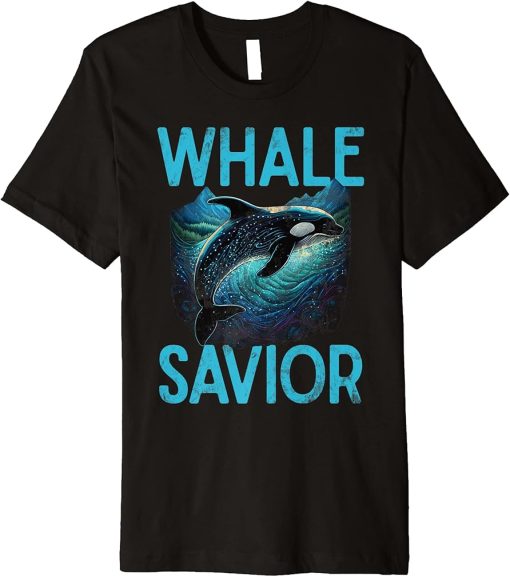 Whales Watch Dolphin Pottwhal Funny Saying Orca Whale Premium T-Shirt