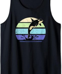 Orca Killer Whale Dress Retro Seaworld Shirts Womens Mens Tank Top